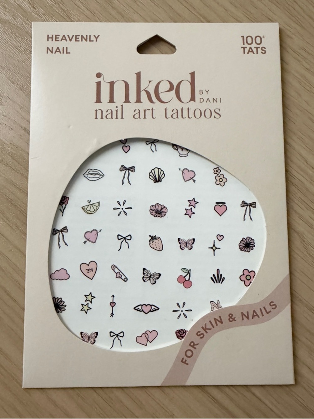 Inked by Dani Heavenly Nail Art Tattoos - Pink & Black